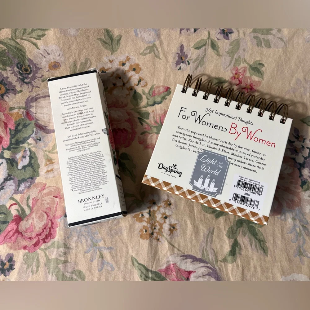 Bronnley Rose Botanical Hand Balm & in inspiration calendar